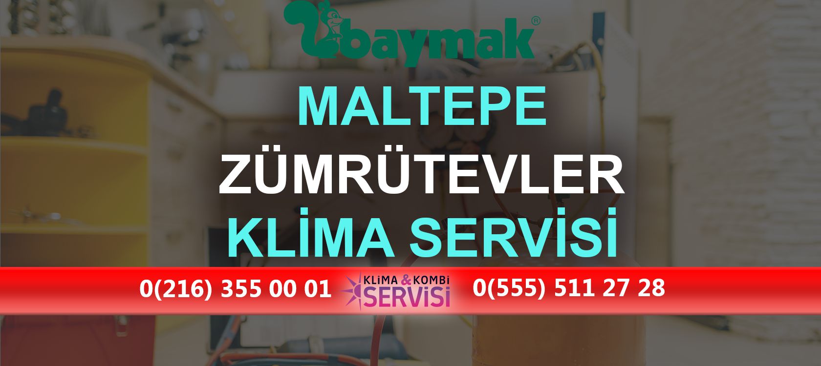 Zümrütevler Baymak Klima Servisi